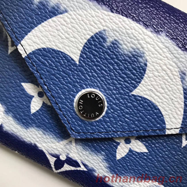 Louis vuitton ESCALE VICTORINE Wallet M68842 blue