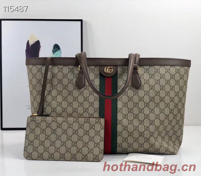 Gucci Ophidia series medium GG Tote Bag 631685 brown