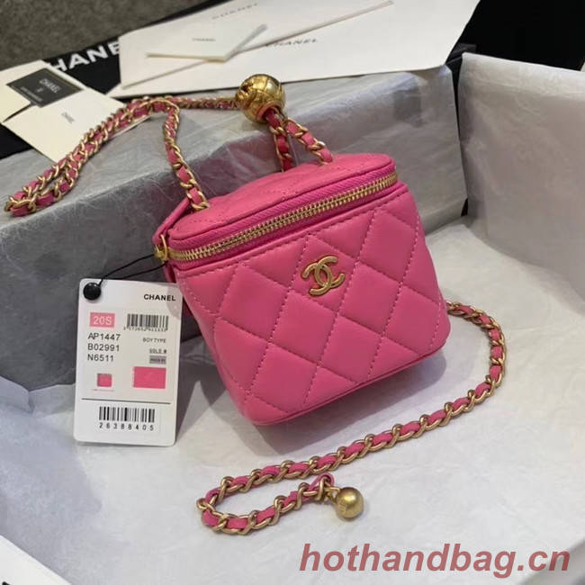 Chanel Original Small classic chain box handbag AP1447 rose