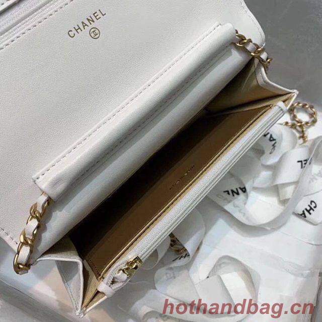 Chanel WOC Original Leather Golden Ball Flap cross-body bag B33818