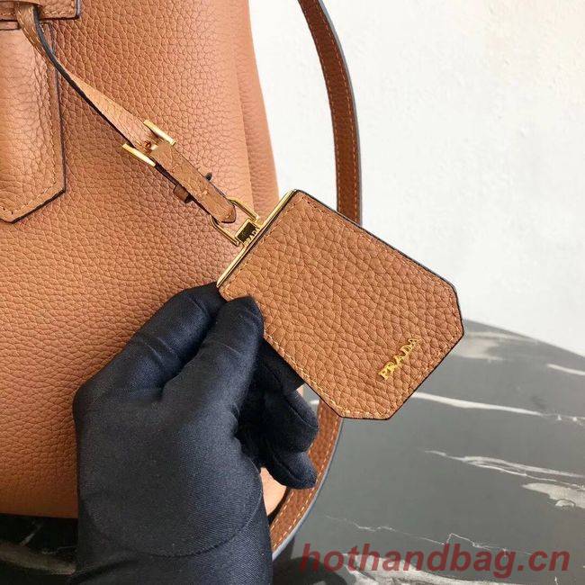 Prada Deer skin bag 1BG008 brown