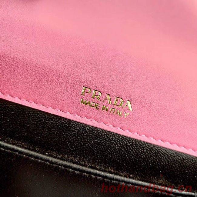 Prada Saffiano leather mini-bag 1BP020 pink