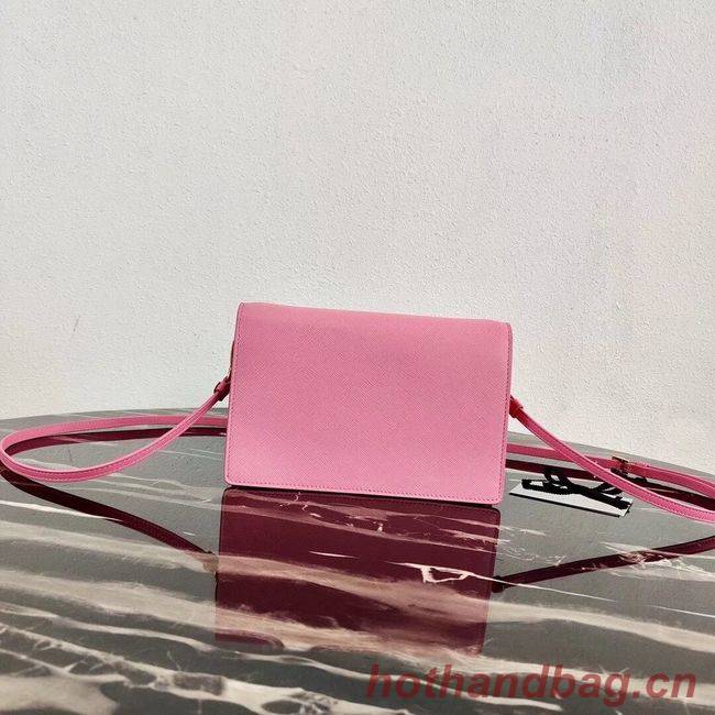 Prada Saffiano leather mini-bag 1BP020 pink