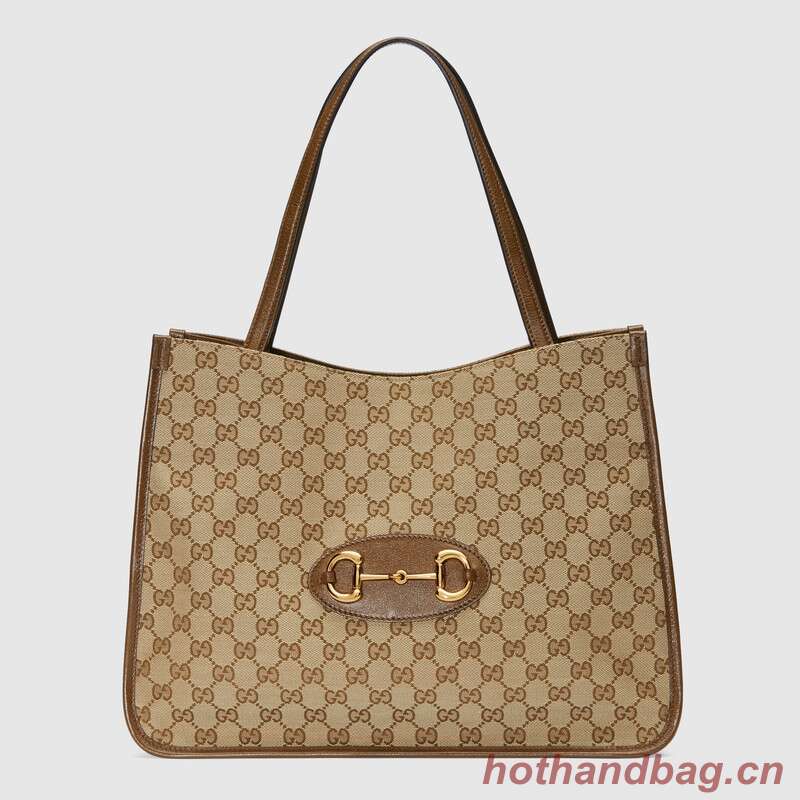 Gucci 1955 Horsebit tote bag 623694 Brown