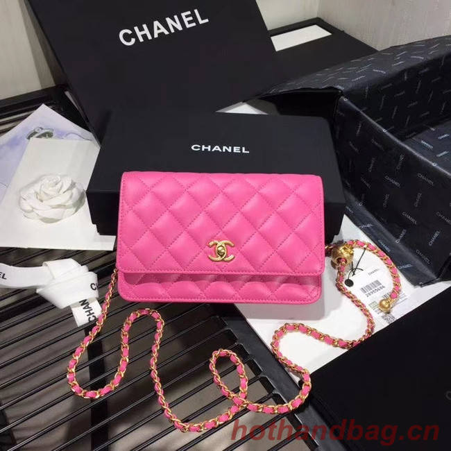 Chanel Original Small classic Sheepskin flap bag AS33814 rose