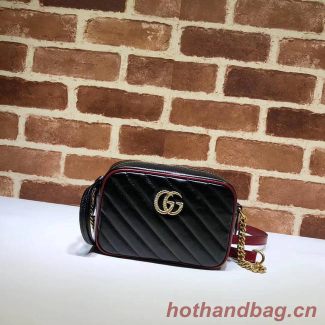 Gucci GG Marmont Matelasse mini Bag 448065 black