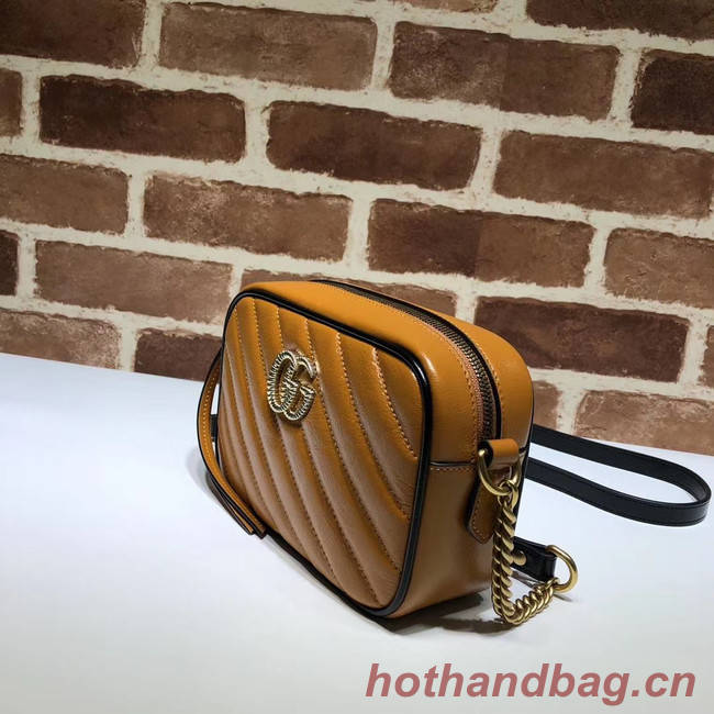 Gucci GG Marmont Matelasse mini Bag 448065 brown