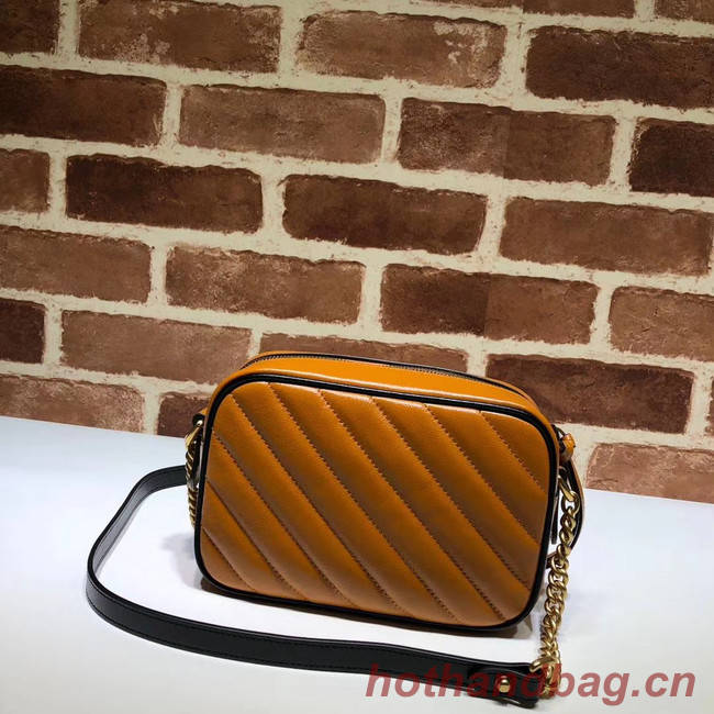 Gucci GG Marmont Matelasse mini Bag 448065 brown