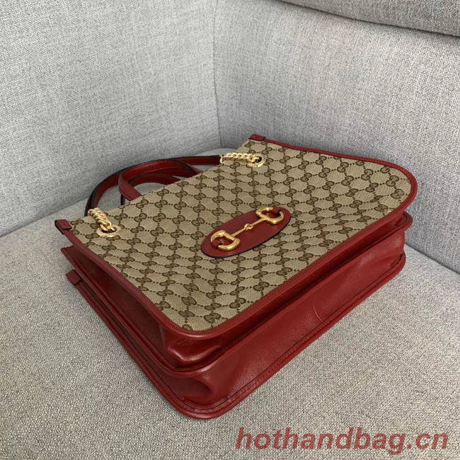 Gucci 1955 Horsebit tote bag 621144 red