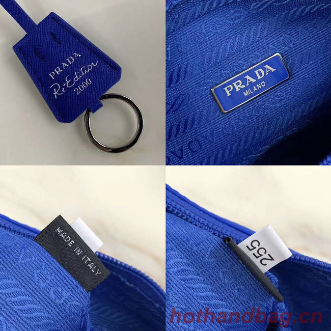 Prada Re-Edition 2000 nylon mini-bag 1NE515 Electro optic blue