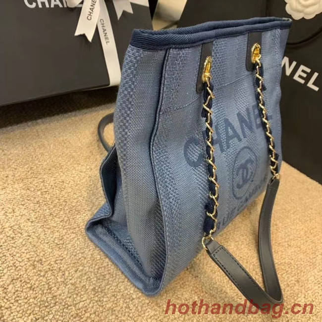 Chanel Shoulder Bag A66942 blue