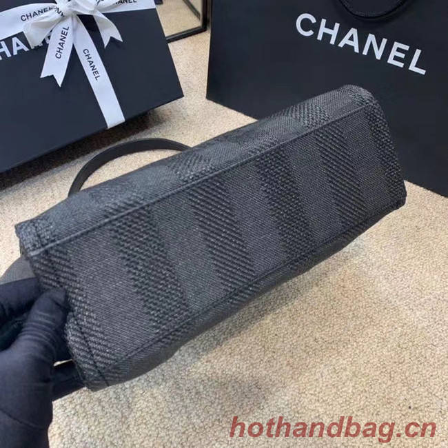 Chanel Shoulder Bag A66942 dark blue