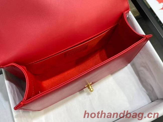 BOY CHANEL flap bag A67086 red