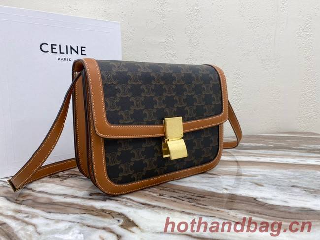 CELINE LARGE TRIOMPHE BAG CALFSKIN 88007 Brown