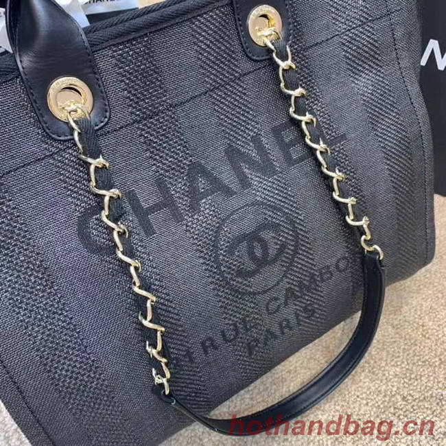 Chanel Shopping bag A66941 dark blue