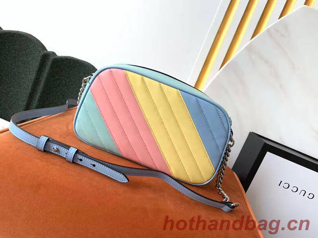 Gucci GG Marmont Matelasse Shoulder Bag 447632 Multicolored