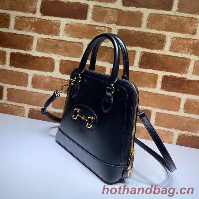 Gucci 1955 Horsebit small top handle bag 621220 black