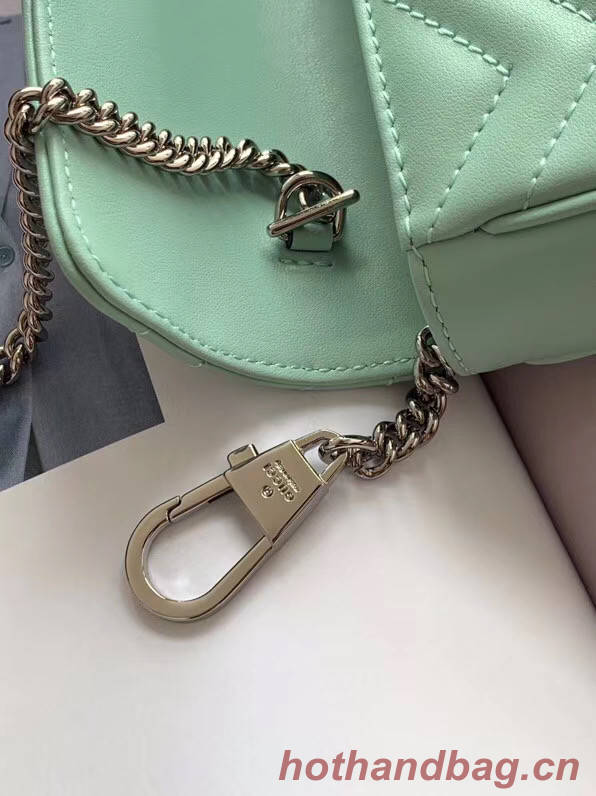 Gucci GG Marmont super mini bag 476433 Pastel green