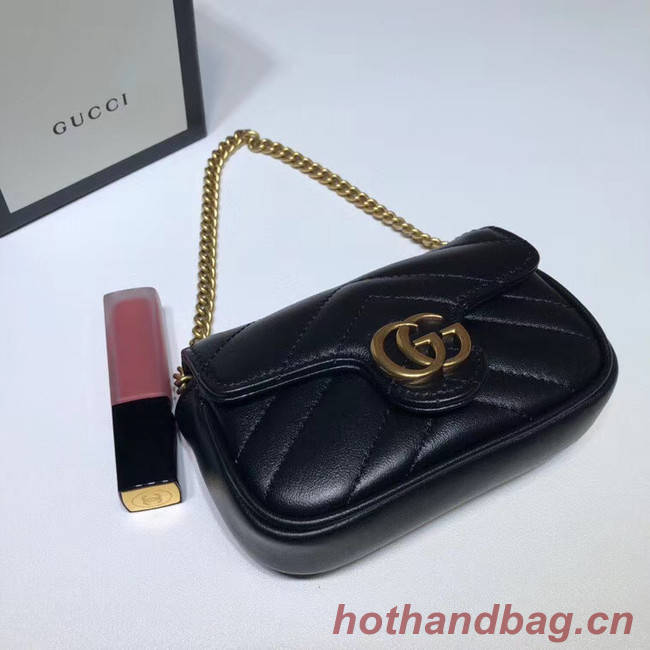 Gucci GG Marmont super Clutch bag 575161 black