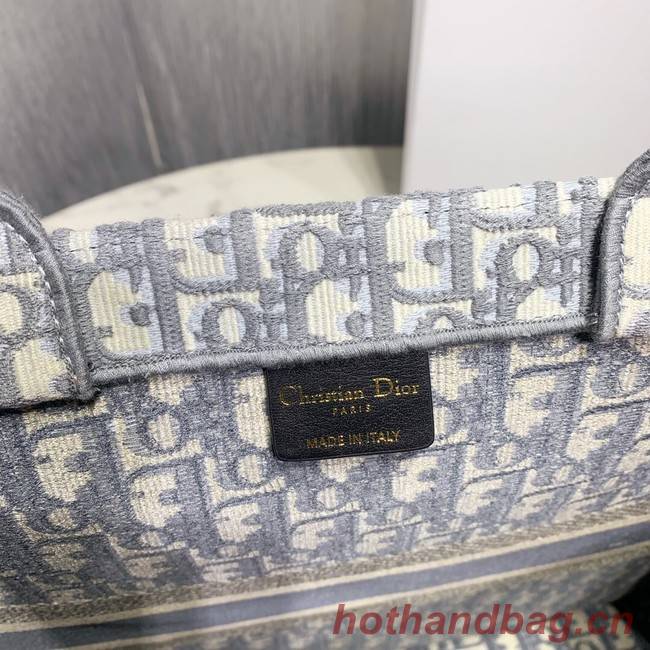 DIOR BOOK TOTE BAG IN EMBROIDERED CANVAS C1286-6