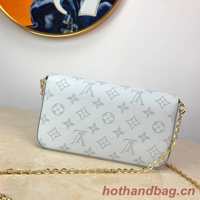 Louis vuitton original Chain bag M61276 white