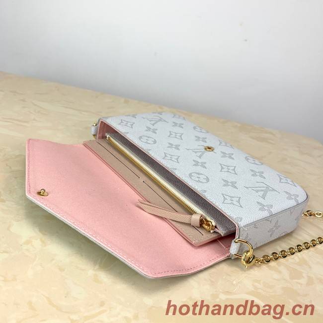 Louis vuitton original Chain bag M61276 white