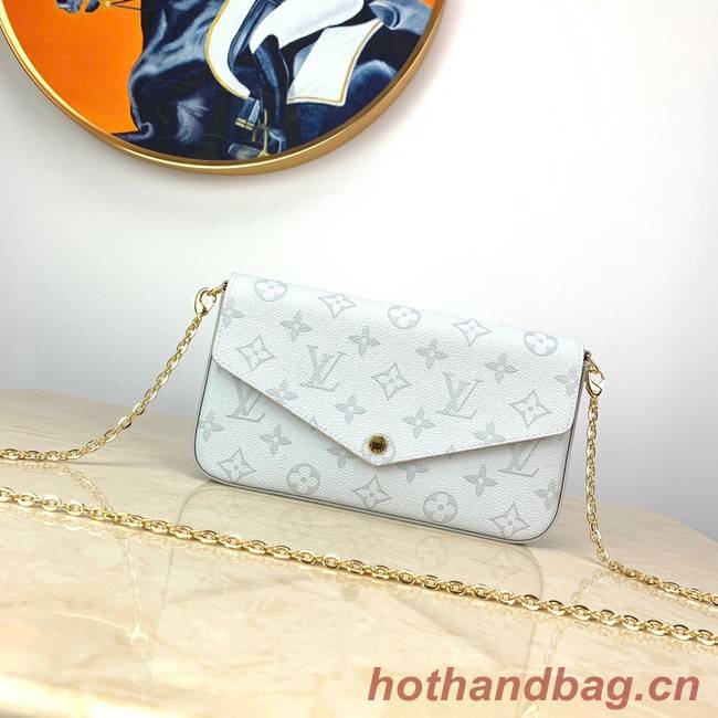 Louis vuitton original Chain bag M61276 white