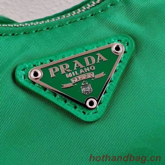 Prada Re-Edition nylon mini shoulder bag 1TT122 green