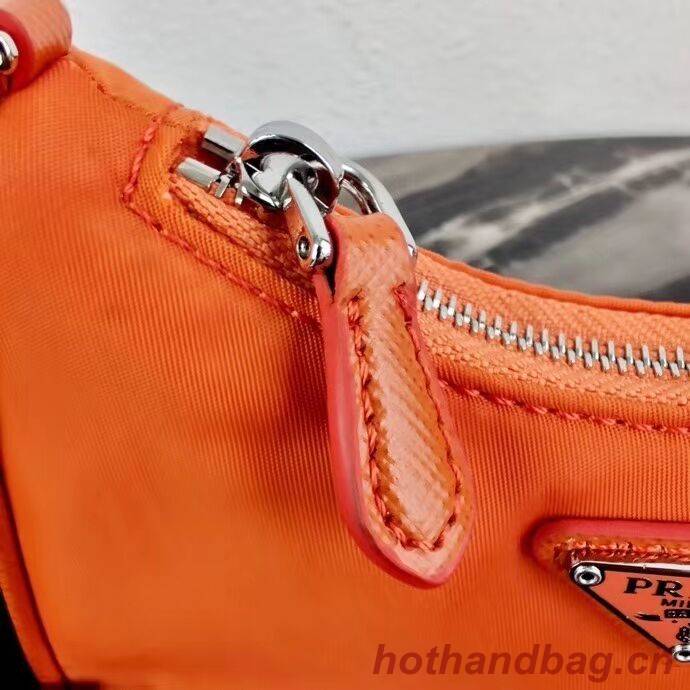 Prada Re-Edition nylon mini shoulder bag 1TT122 orange