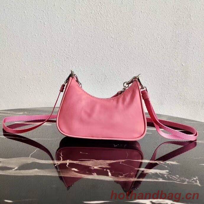 Prada Re-Edition nylon mini shoulder bag 1TT122 pink