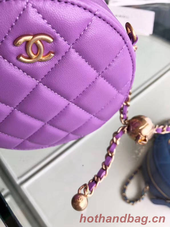 Chanel Original mini Sheepskin bag AS1449 Lavender