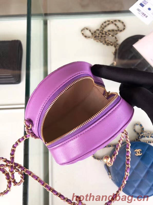 Chanel Original mini Sheepskin bag AS1449 Lavender