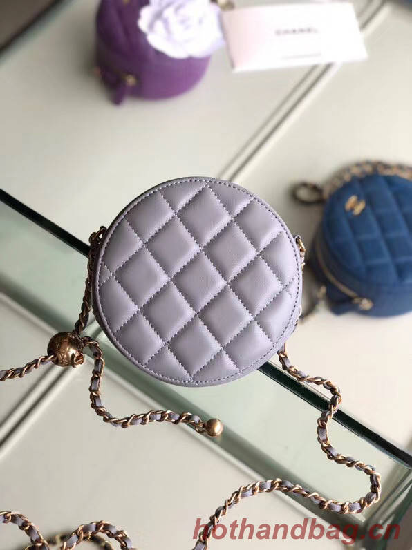 Chanel Original mini Sheepskin bag AS1449 grey