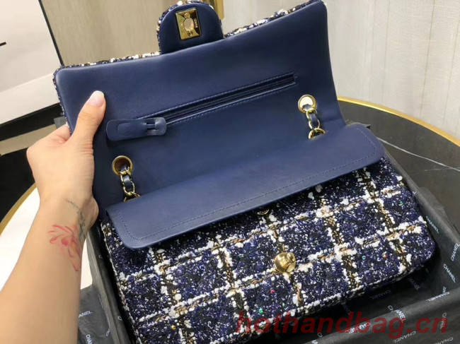 Chanel Twill soft A01112 royal blue