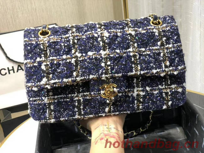 Chanel Twill soft A01112 royal blue