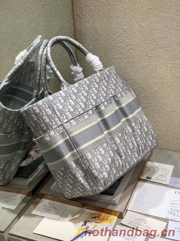 DIOR Beach Bag CANVAS C0175 GREY