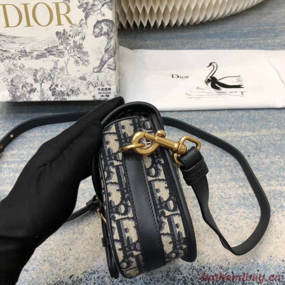 SMALL DIOR BOBBY BAG Blue Dior Oblique Jacquard M9317