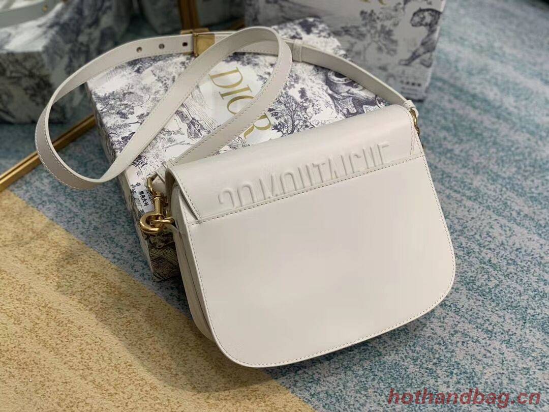 MEDIUM DIOR BOBBY BAG Box Calfskin M9319 white 