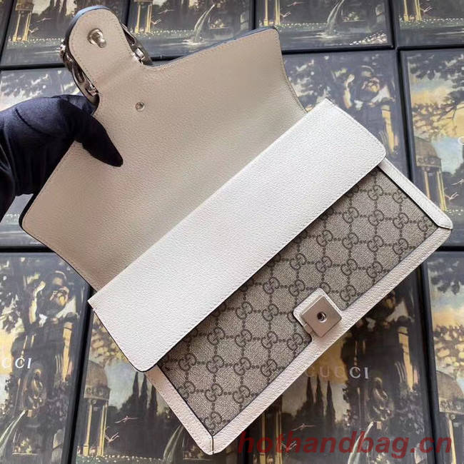 Gucci Dionysus GG top handle bag 621512 white