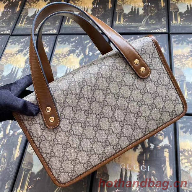 Gucci Horsebit 1955 small top handle bag 627323 Brown