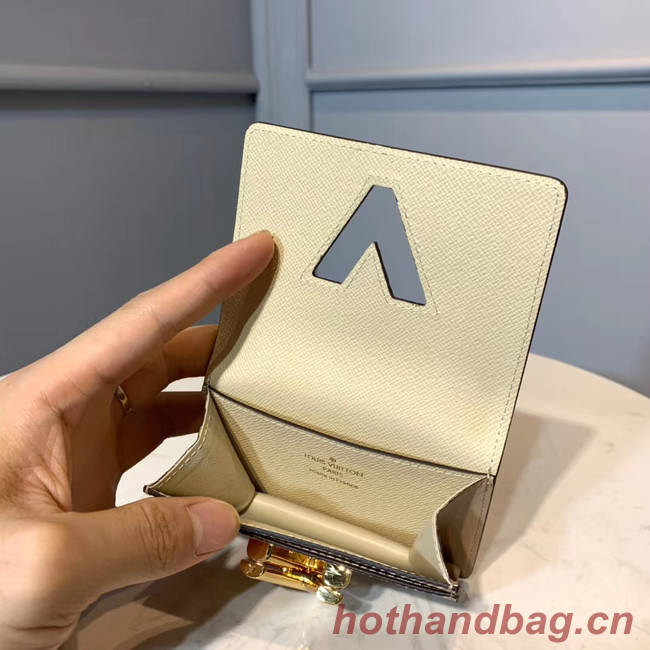 Louis vuitton original TWIST MULTICARTES card holder M68681 beige