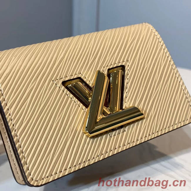 Louis vuitton original TWIST MULTICARTES card holder M68681 beige