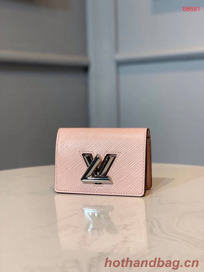 Louis vuitton original TWIST MULTICARTES card holder M68681 pink