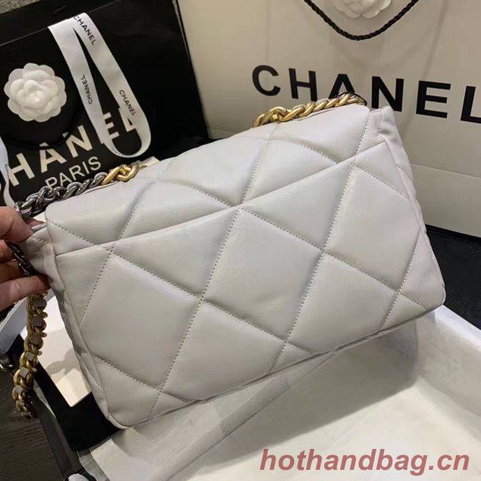 CHANEL 19 Flap Bag AS1160 AS1161 AS1162 Light Gray