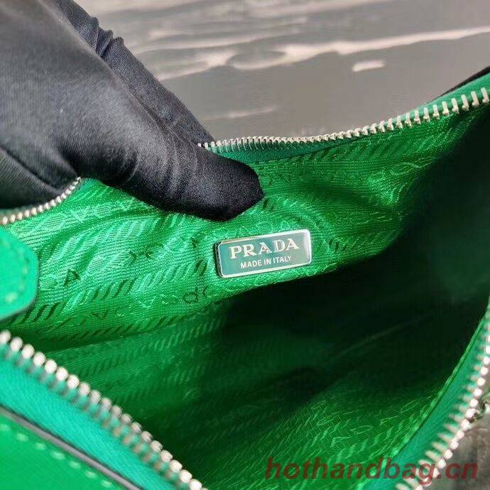 Prada Saffiano leather mini shoulder bag 2BH204 green