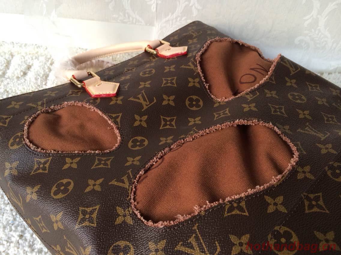 Louis Vuitton Original Leather Monogram canvas BAG WITH HOLES REI KAWAKUBO M40279