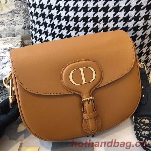 MEDIUM DIOR BOBBY BAG Box Calfskin M9319 Caramel