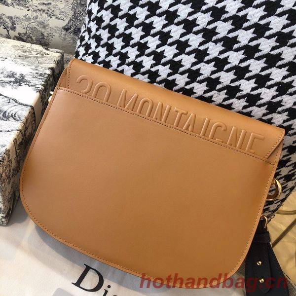 MEDIUM DIOR BOBBY BAG Box Calfskin M9319 Caramel