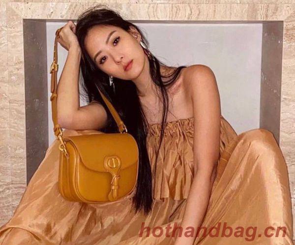 MEDIUM DIOR BOBBY BAG Box Calfskin M9319 Caramel