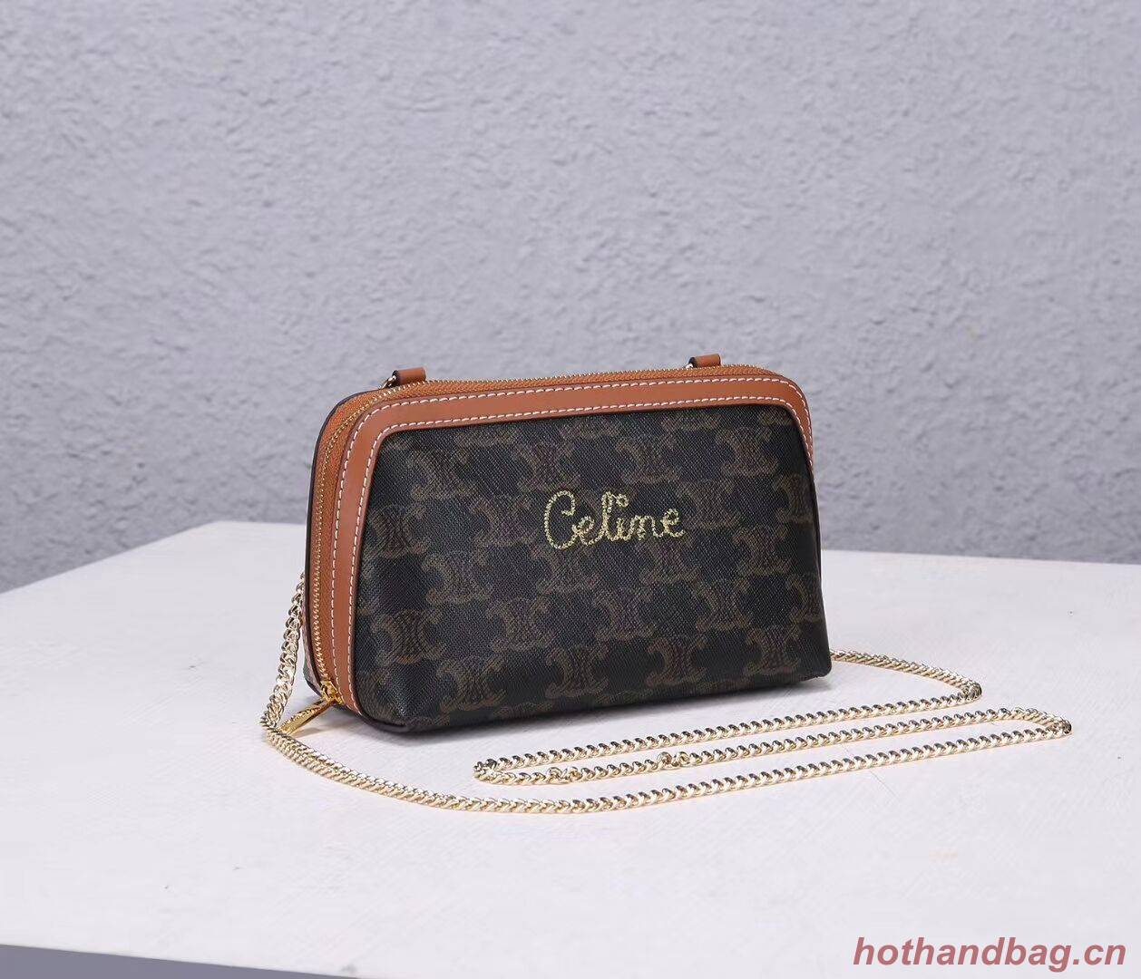 Celine COATED CANVAS CL00382 brown